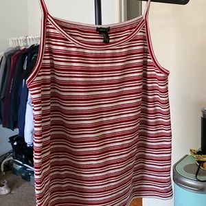 Red and white tank top from Forever 21